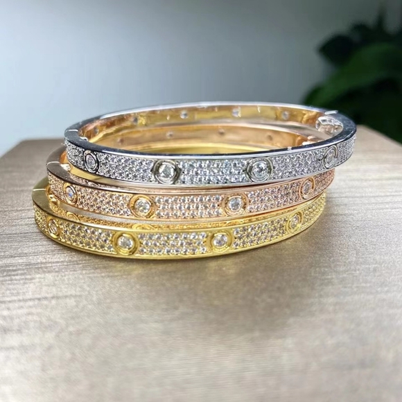 18k gold diamond bracelet - Picture 5 of 7
